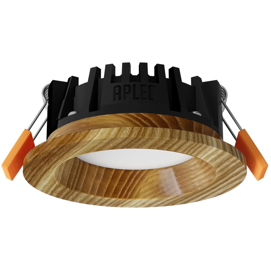 APLED - LED Recessed light RONDO WOODLINE LED/3W/230V 4000K d. 9 cm ash solid wood
