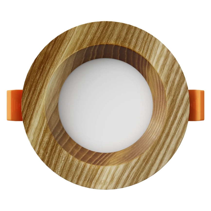 APLED - LED Recessed light RONDO WOODLINE LED/3W/230V 4000K d. 9 cm ash solid wood