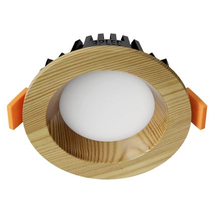 APLED - LED Recessed light RONDO WOODLINE LED/3W/230V 4000K d. 9 cm pine solid wood