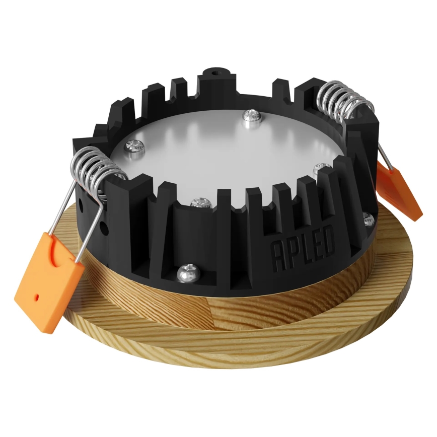 APLED - LED Recessed light RONDO WOODLINE LED/3W/230V 4000K d. 9 cm pine solid wood