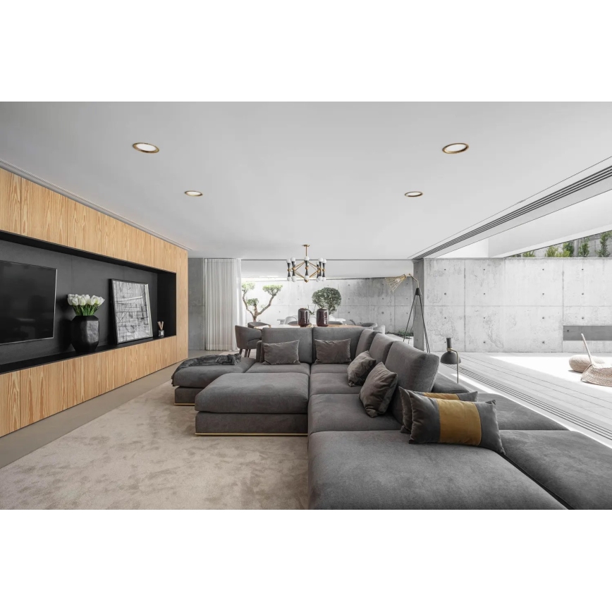 APLED - LED Recessed light RONDO WOODLINE LED/6W/230V 3000K d. 15 cm ash solid wood