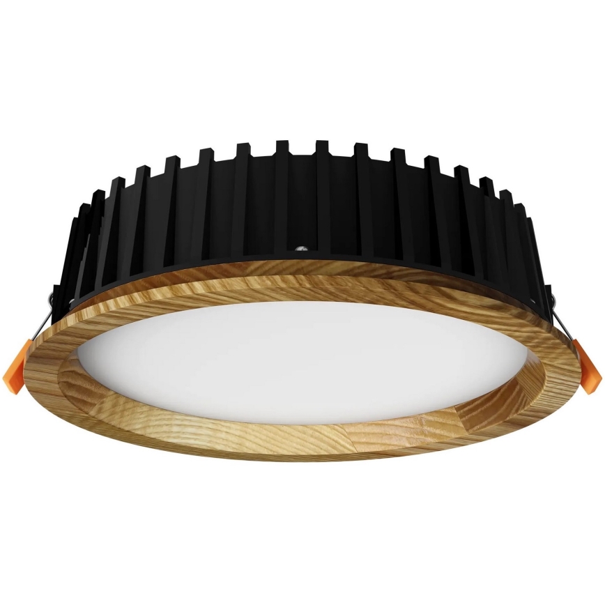 APLED - LED Recessed light RONDO WOODLINE LED/6W/230V 3000K d. 15 cm ash solid wood