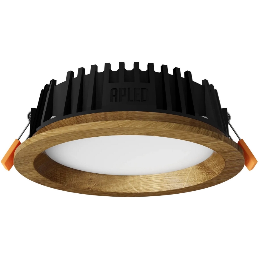 APLED - LED Recessed light RONDO WOODLINE LED/6W/230V 3000K d. 15 cm oak solid wood