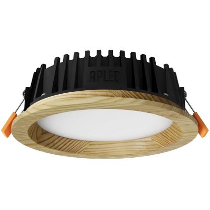 APLED - LED Recessed light RONDO WOODLINE LED/6W/230V 3000K d. 15 cm pine solid wood