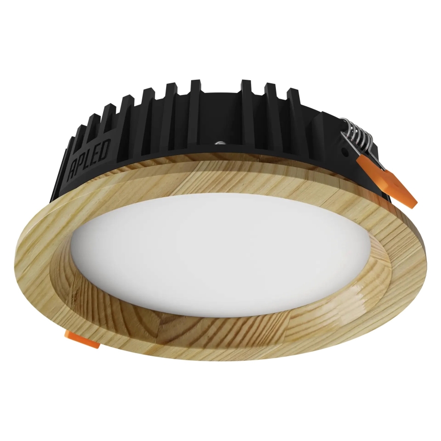 APLED - LED Recessed light RONDO WOODLINE LED/6W/230V 3000K d. 15 cm pine solid wood