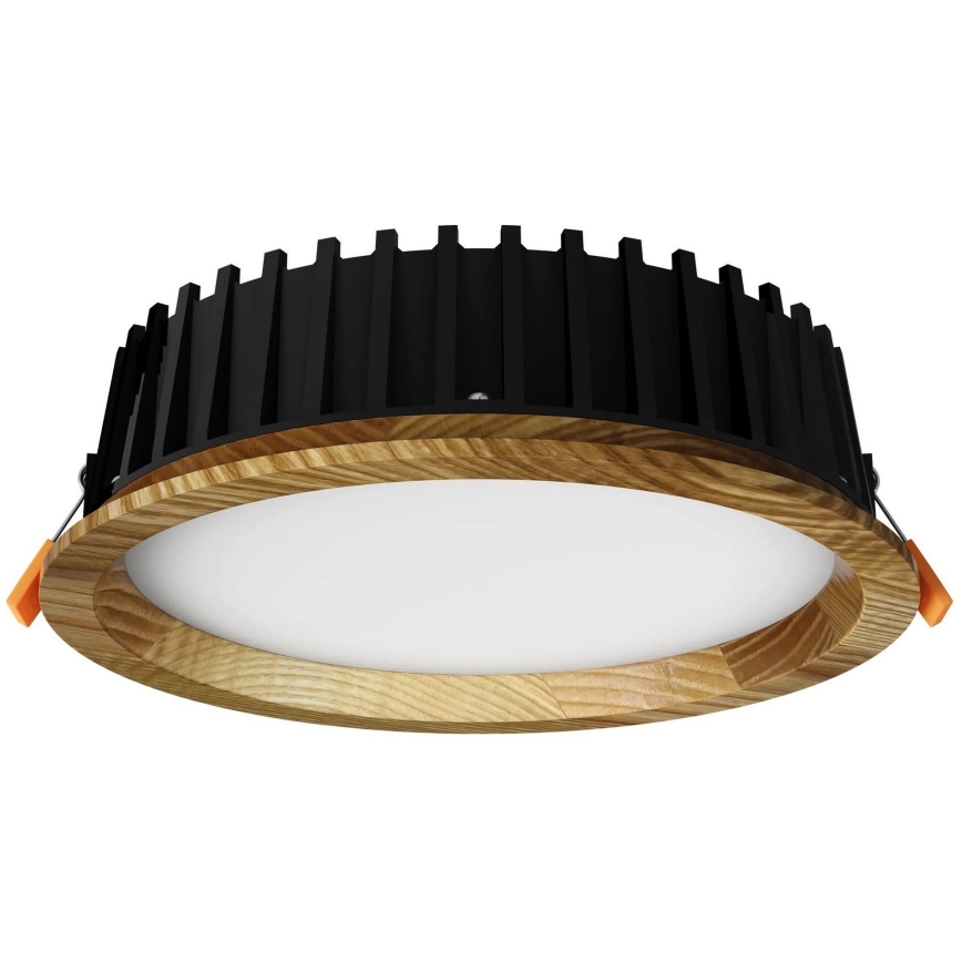 APLED - LED Recessed light RONDO WOODLINE LED/6W/230V 4000K d. 15 cm ash solid wood