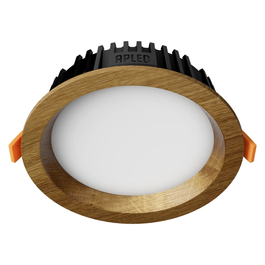 APLED - LED Recessed light RONDO WOODLINE LED/6W/230V 4000K d. 15 cm oak solid wood