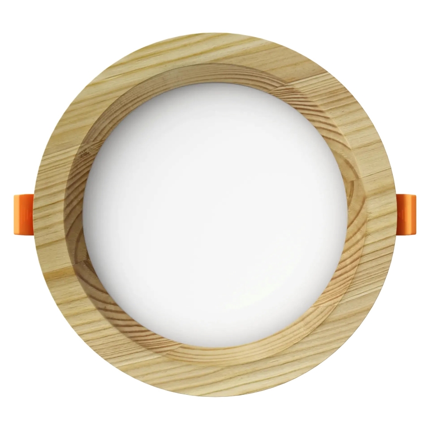 APLED - LED Recessed light RONDO WOODLINE LED/6W/230V 4000K d. 15 cm pine solid wood