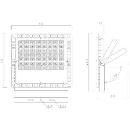 APLED - LED Outdoor flood light PRO LED/200W/230V IP66 20000lm 6000K