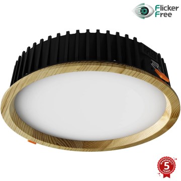 APLED - LED Recessed light RONDO WOODLINE LED/18W/230V 4000K d. 26 cm pine solid wood