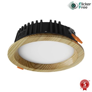 APLED - LED Recessed light RONDO WOODLINE LED/6W/230V 4000K d. 15 cm pine solid wood