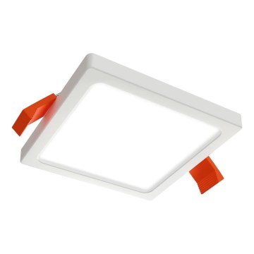 APLED - LED Recessed light SQUARE SLIM LED/8W/230V 9x9 cm white