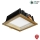 APLED - LED Recessed light SQUARE WOODLINE LED/6W/230V 3000K 12x12 cm ash solid wood