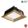 APLED - LED Recessed light SQUARE WOODLINE LED/6W/230V 3000K 12x12 cm oak solid wood