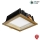 APLED - LED Recessed light SQUARE WOODLINE LED/6W/230V 4000K 12x12 cm ash solid wood