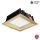 APLED - LED Recessed light SQUARE WOODLINE LED/6W/230V 4000K 12x12 cm pine solid wood