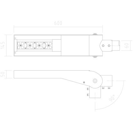 APLED - LED Street lamp FLEXIBO LED/19W/90-265V IP65