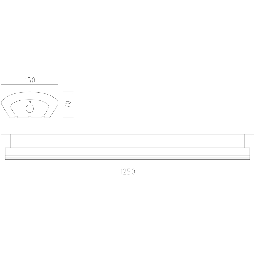 APLED - LED Surface-mounted light TROUT LED/36W/230V 4000K