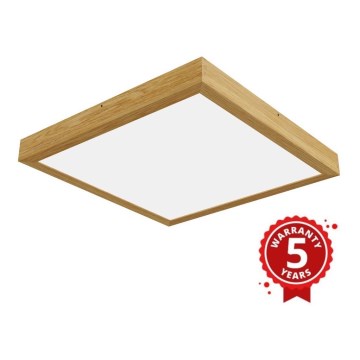 APLED - LED Surface-mounted panel QUADRA LED/40W/230V oak
