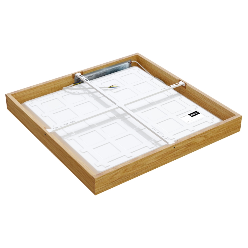 APLED - LED Surface-mounted panel QUADRA LED/40W/230V oak