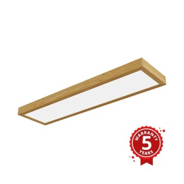 APLED - LED Surface-mounted panel QUADRA LED/42W/230V oak