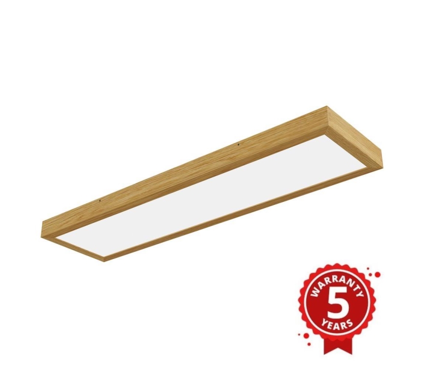 APLED - LED Surface-mounted panel QUADRA LED/42W/230V oak