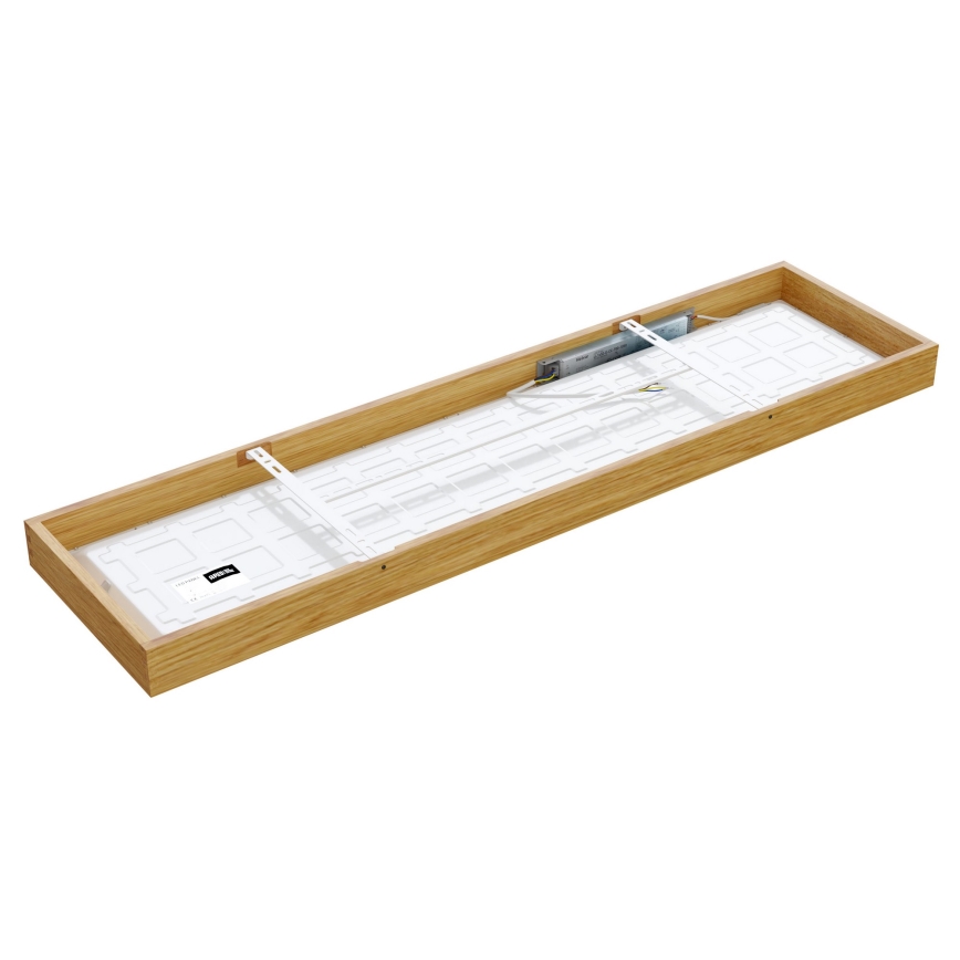 APLED - LED Surface-mounted panel QUADRA LED/42W/230V oak