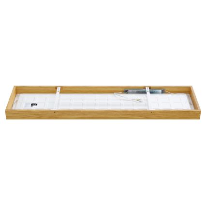 APLED - LED Surface-mounted panel QUADRA LED/42W/230V oak