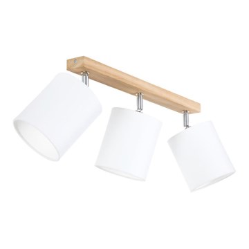 APRILLIA Spotlight 3xE27/25W/230V Oak/White