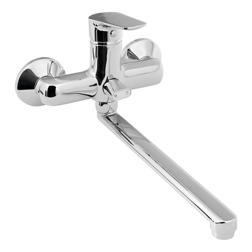 Aqualine - Basin/bath tap LOTTA shiny chrome
