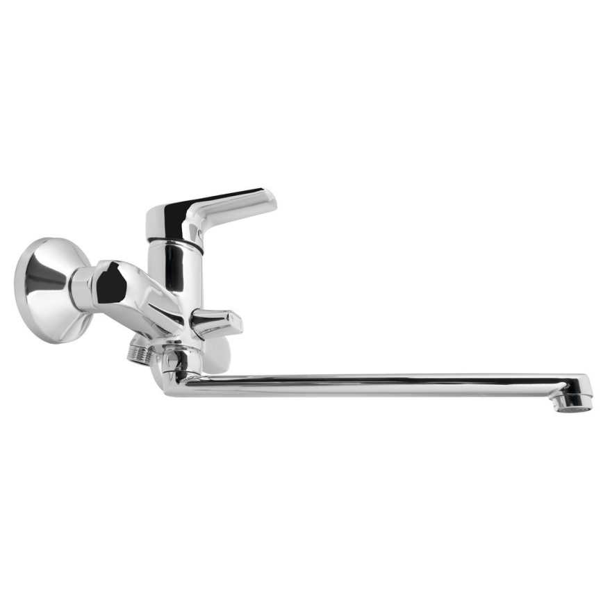 Aqualine - Basin/bath tap LOTTA shiny chrome