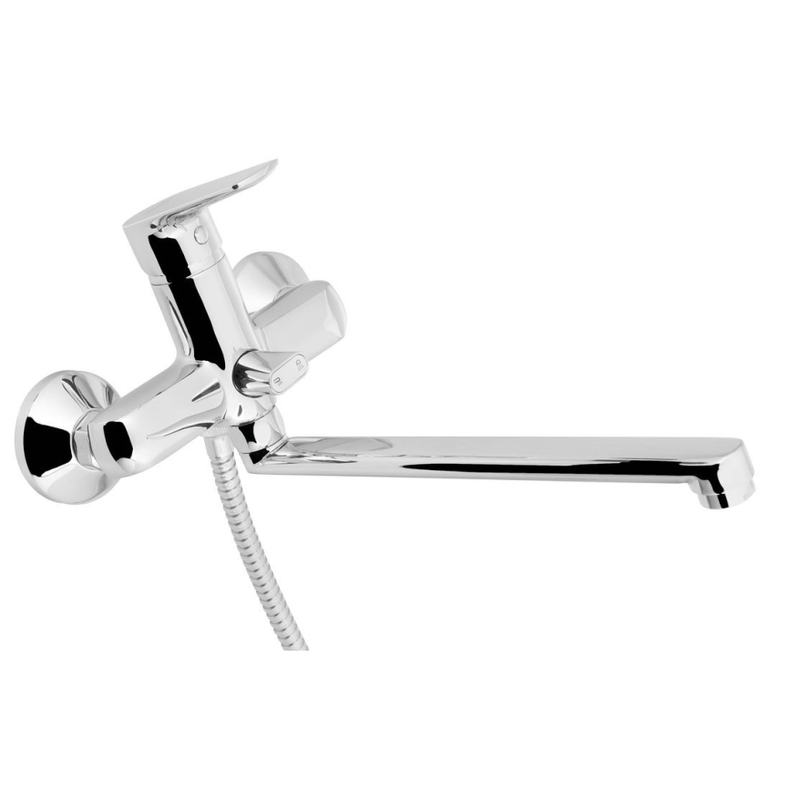 Aqualine - Basin/bath tap LOTTA shiny chrome