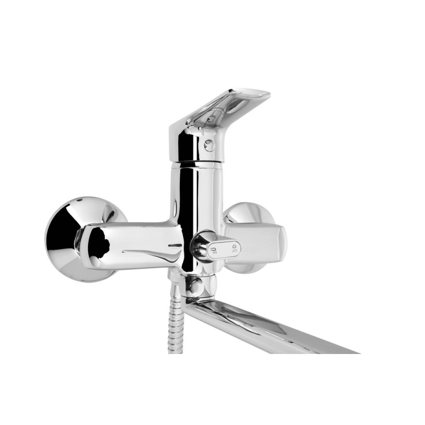 Aqualine - Basin/bath tap LOTTA shiny chrome