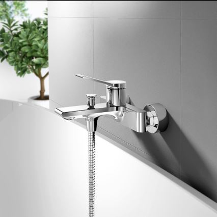 Aqualine - Bath tap BOLERO shiny chrome