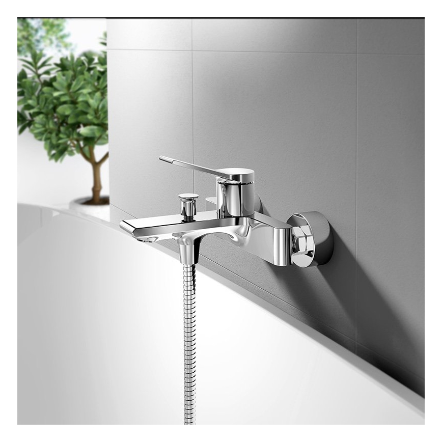 Aqualine - Bath tap BOLERO shiny chrome