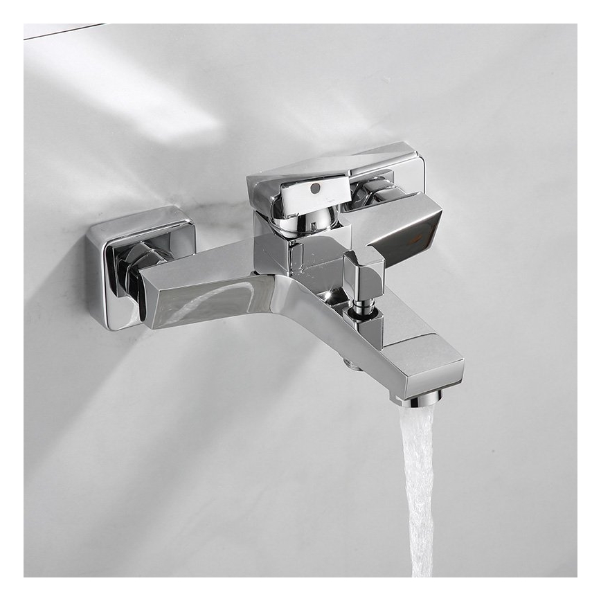 Aqualine - Bath tap RITMO shiny chrome
