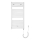 Aqualine - Bathroom electric radiator DIRECT-E 300W/230V 96 cm white straight