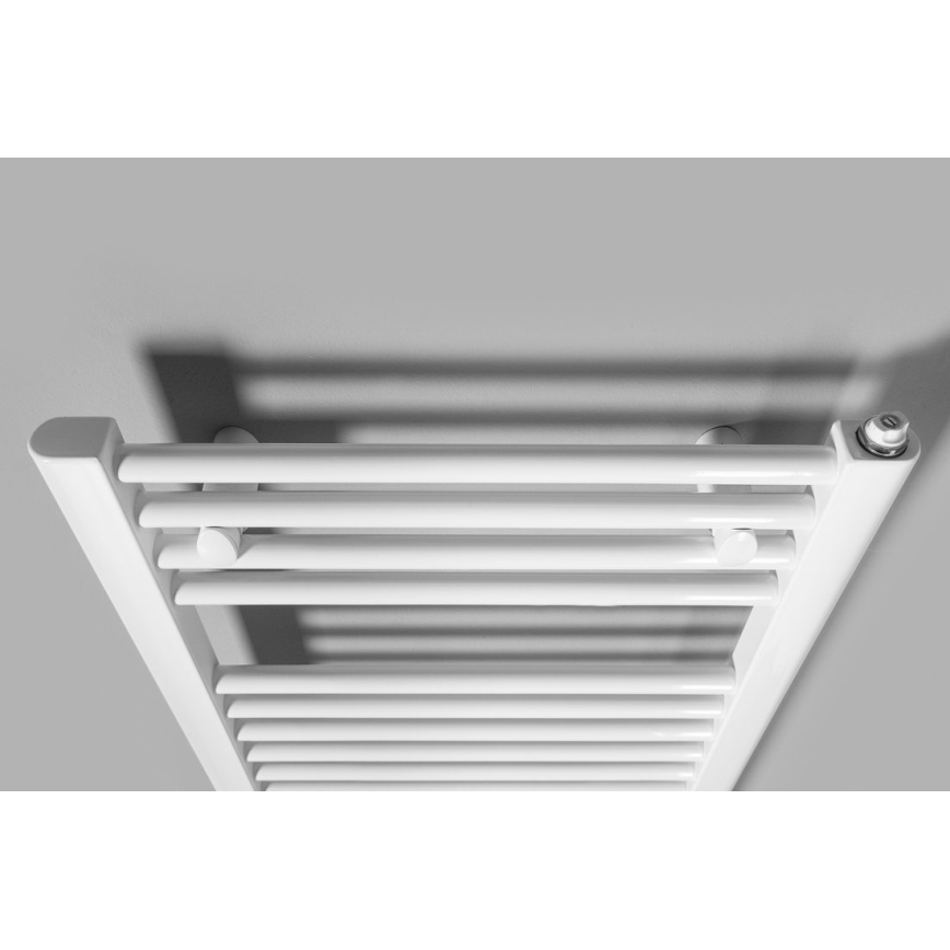 Aqualine - Bathroom electric radiator DIRECT-E 400W/230V 132 cm white straight