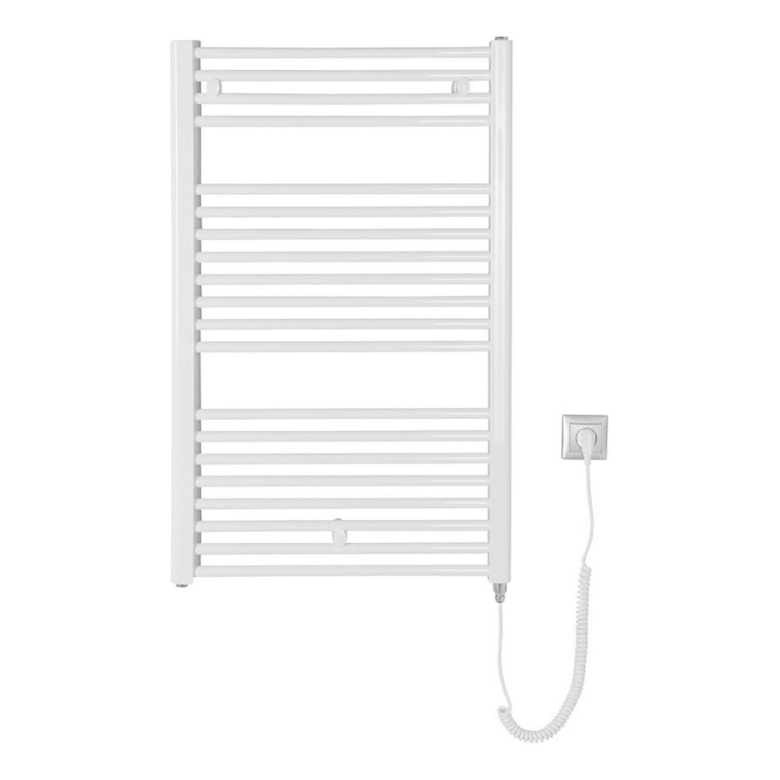 Aqualine - Bathroom electric radiator DIRECT-E 400W/230V 96 cm white straight
