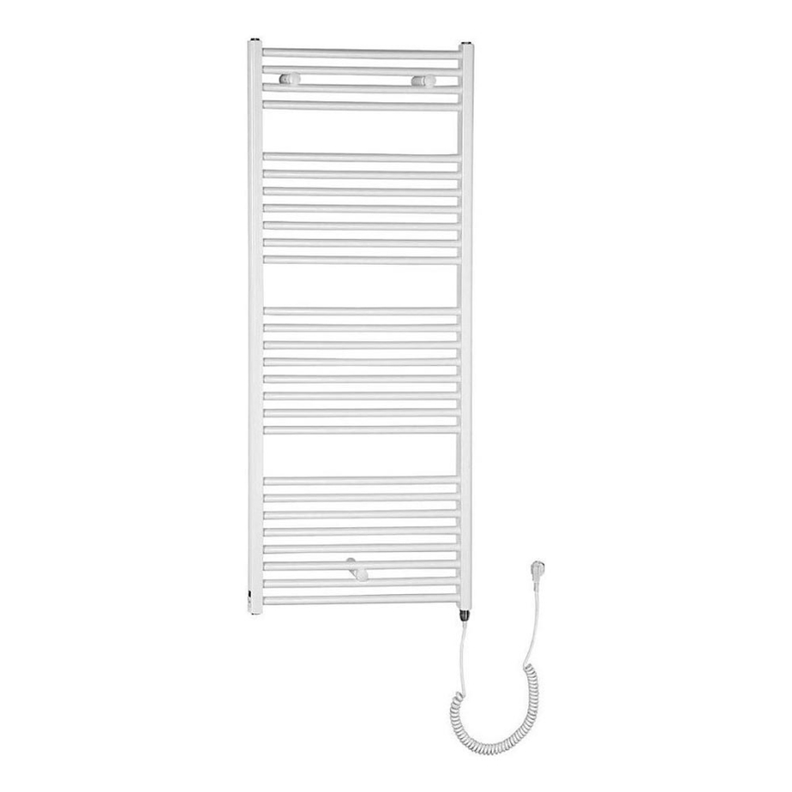 Aqualine - Bathroom electric radiator DIRECT-E 600W/230V 132 cm white straight