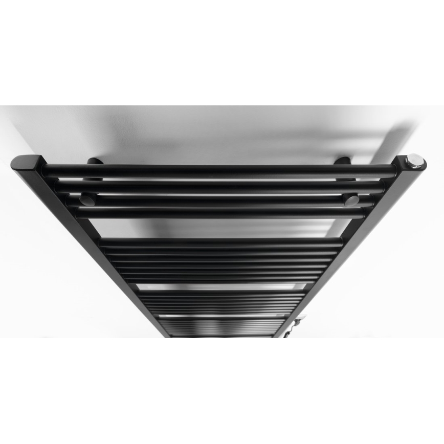 Aqualine - Bathroom electric radiator DIRECT-E 800W/230V 168 cm matte black straight