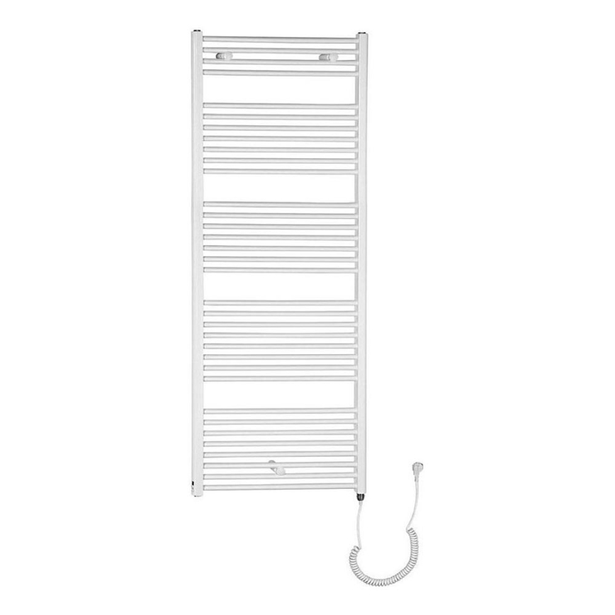 Aqualine - Bathroom electric radiator DIRECT-E 800W/230V 168 cm white straight