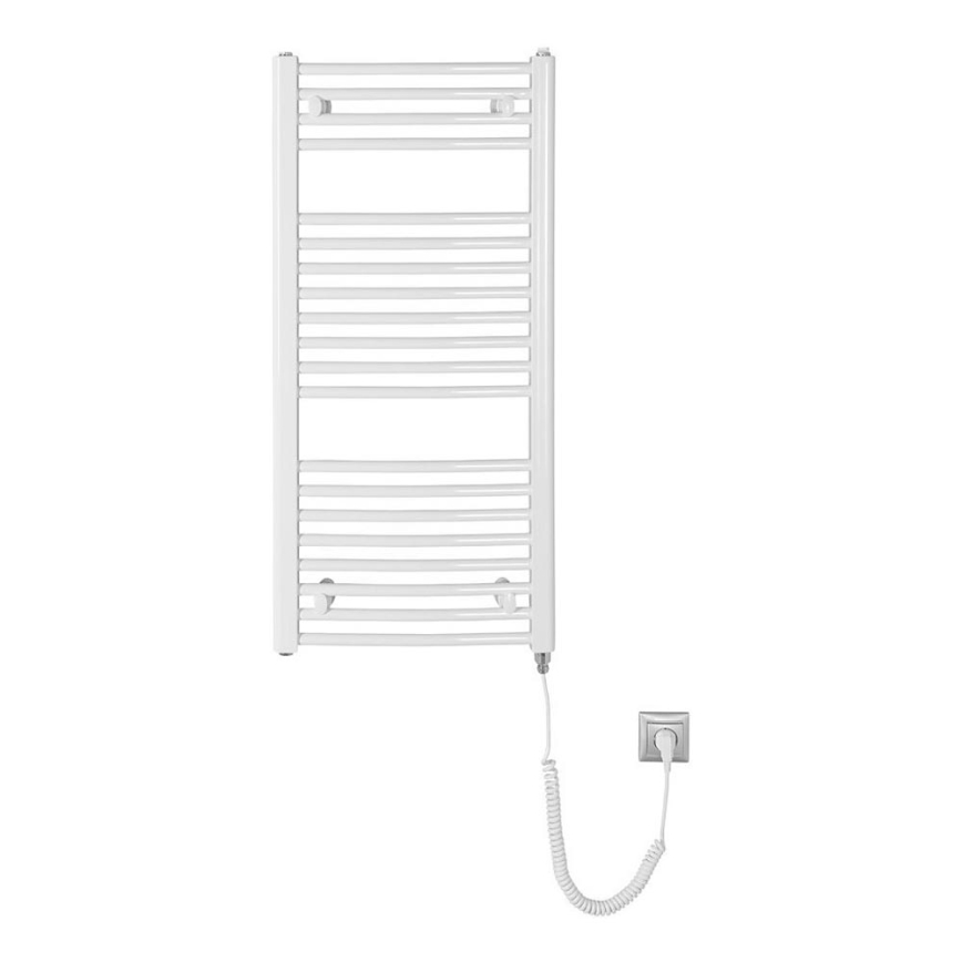 Aqualine - Bathroom electric radiator ORBIT-E 300W/230V 96 cm white round
