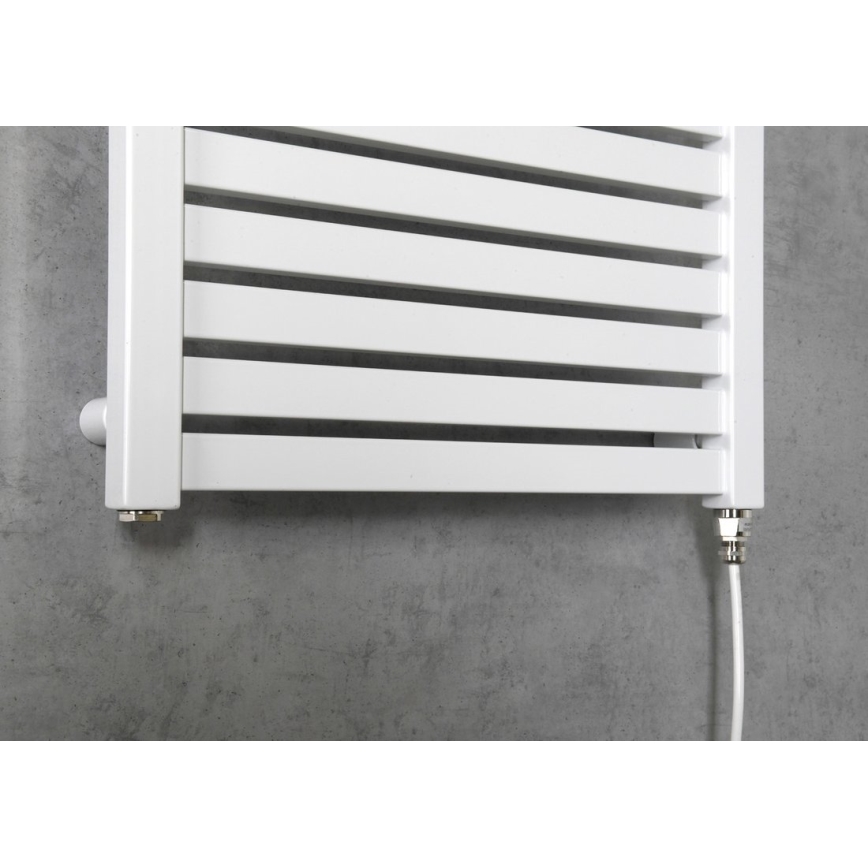 Aqualine - Bathroom electric radiator TONDI-E 300W/230V 97 cm white straight
