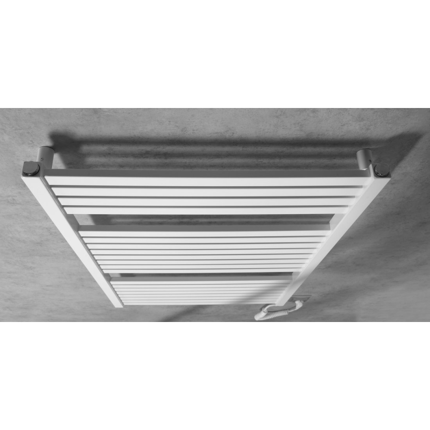 Aqualine - Bathroom electric radiator TONDI-E 400W/230V 97 cm white straight