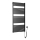 Aqualine - Bathroom electric radiator TONDI-E 600W/230V 133 cm matte black straight
