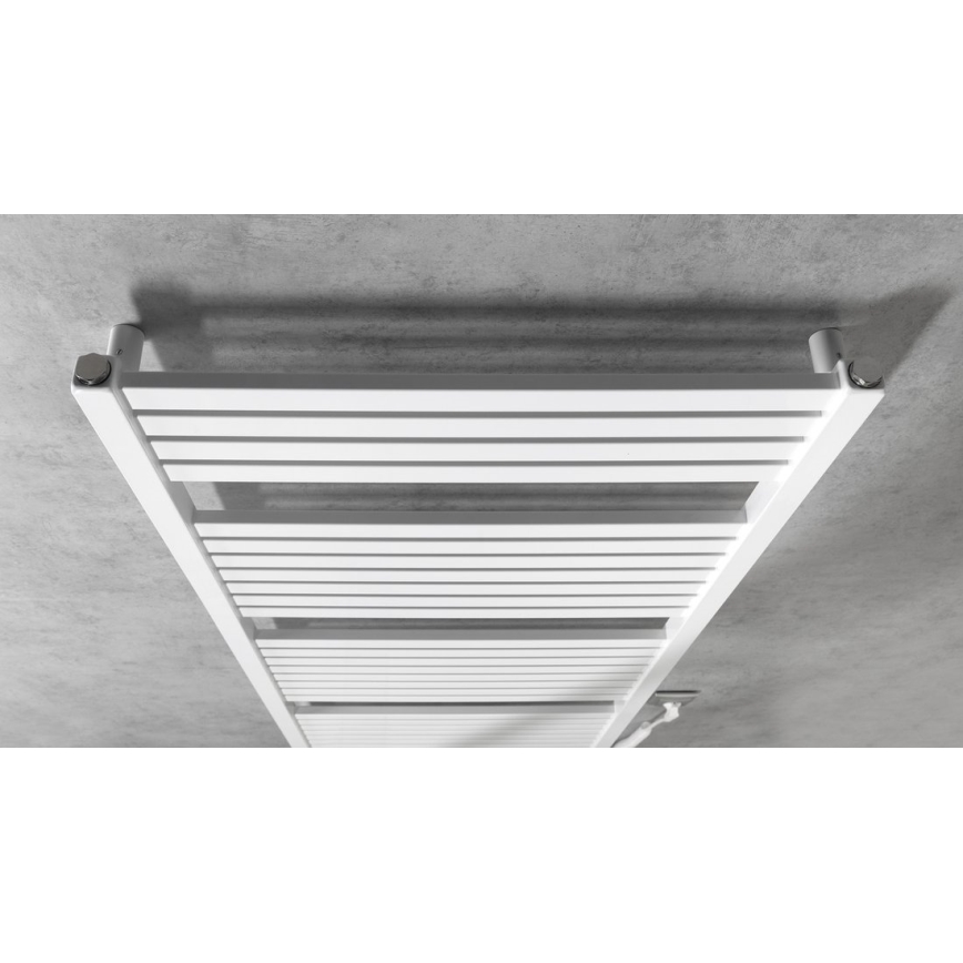 Aqualine - Bathroom electric radiator TONDI-E 800W/230V 169 cm white straight