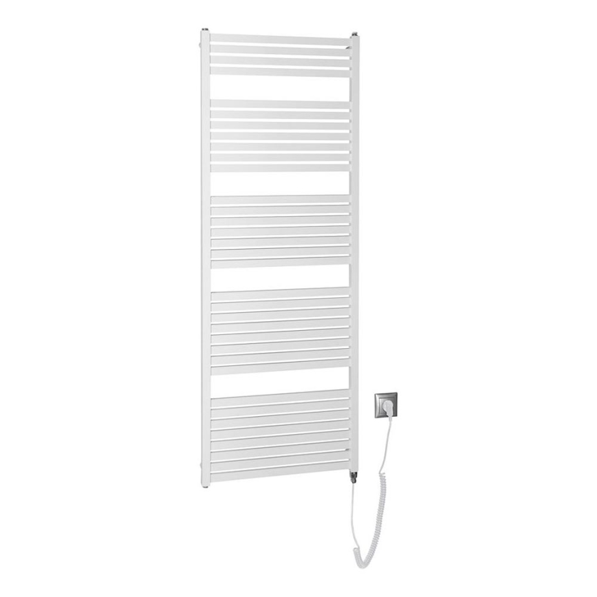 Aqualine - Bathroom electric radiator TONDI-E 800W/230V 169 cm white straight