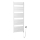 Aqualine - Bathroom electric radiator TONDI-E 800W/230V 169 cm white straight