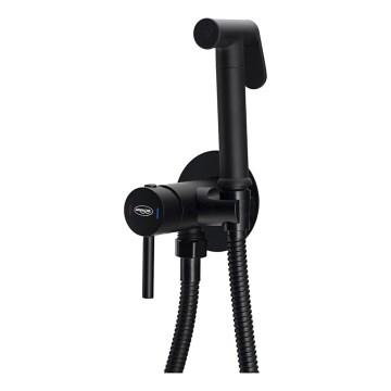 Aqualine - Bidet tap with shower for concealed installation matte black